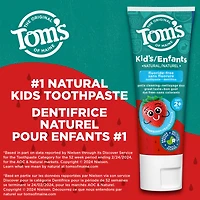 Tom’s of Maine Dentifrice sans Fluorure pour Enfants, Silly Strawberry, 90 ml
