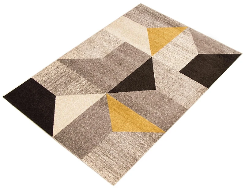 Tapis d'Interieur ECARPET Géométrique, pour Chambre à Coucher et Salon Collection Harlow