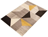 Tapis d'Interieur ECARPET Géométrique, pour Chambre à Coucher et Salon Collection Harlow