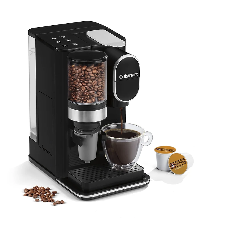 Grind & Brew Single-Serve Coffeemaker, Brew a single serving with freshly ground beans