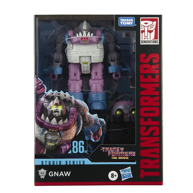 Transformers Toys Studio Series 86-08 Deluxe Class The Transformers: The Movie 1986 Gnaw Action Figure - Ages 8 and Up, 4.5-inch