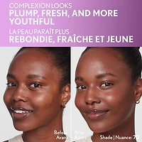 Simply Ageless Fond De Teint Essence Perfecteur De Peau, Voile Teinté, Hybride Maquillage Soin, Fini Lumineux Effet Peau Nue, Formule Vegan un effet filtre peau nue