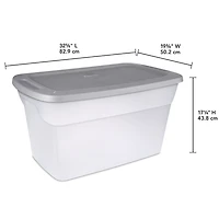 Sterilite 114 L BoÎte Tote - Bleu