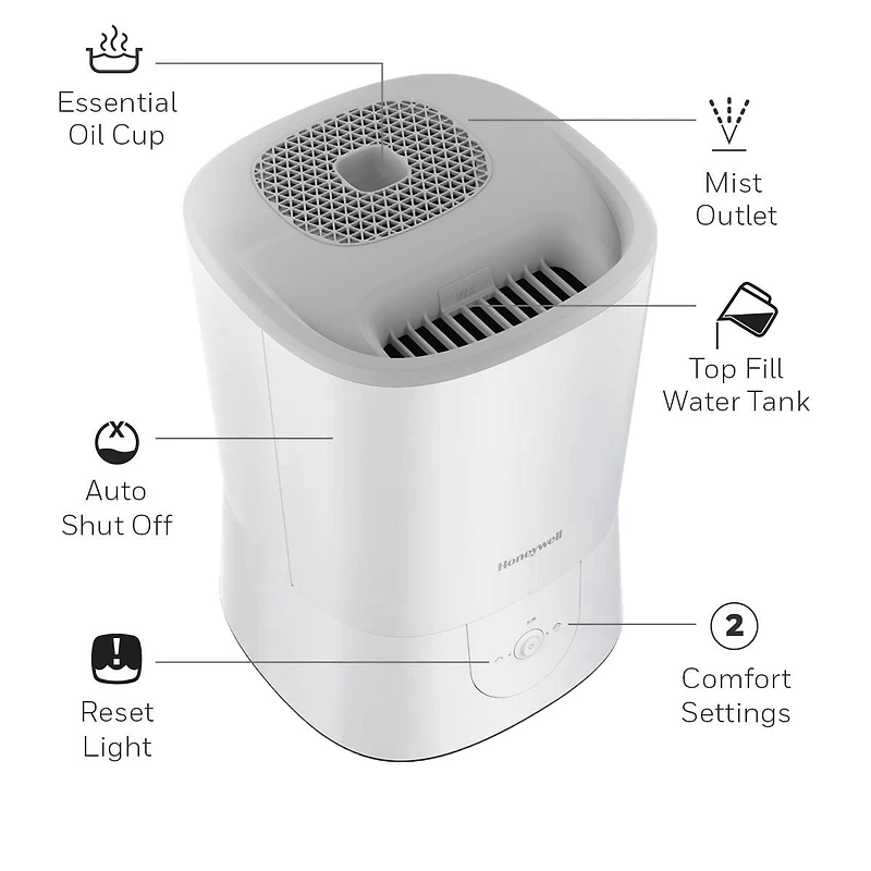 Honeywell HWM440WC Humidificateur à vapeur tiède