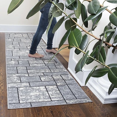 Tapis en boîte à carreaux de la collection Ottohome