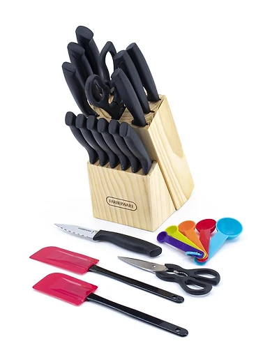 Ensemble de 23 couteaux Farberware Lave-vaisselle.