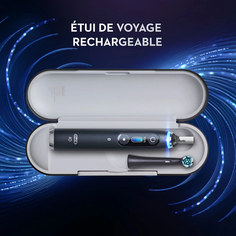 Brosse à dents électrique avec 4 brossettes de rechange Oral-B iO Series 9