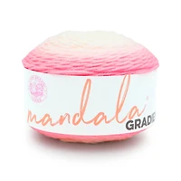 Lion Brand Mandala Gradien Yarn Light Pink, Acrylic ombre yarn, 150g, 270m, 1-CT
