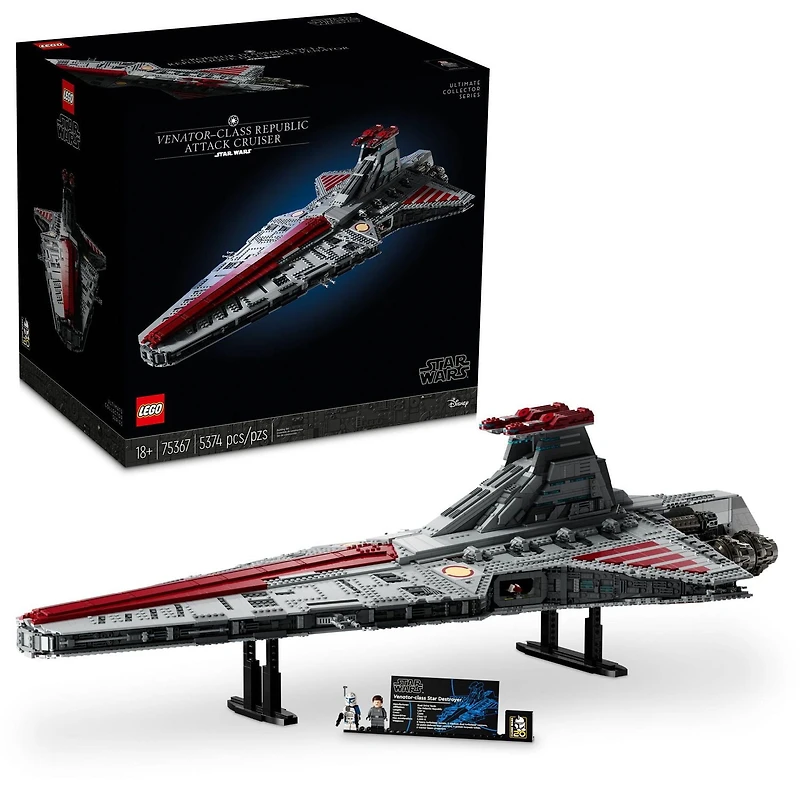 LEGO Star Wars Venator-Class Republic Attack Cruiser 75367 Ensemble de construction (5374 pièces)