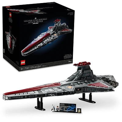 LEGO Star Wars Venator-Class Republic Attack Cruiser 75367 Ensemble de construction (5374 pièces)