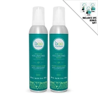 Boo Bamboo All Natural Volumizing Mousse 2pack  + Bonus Gift