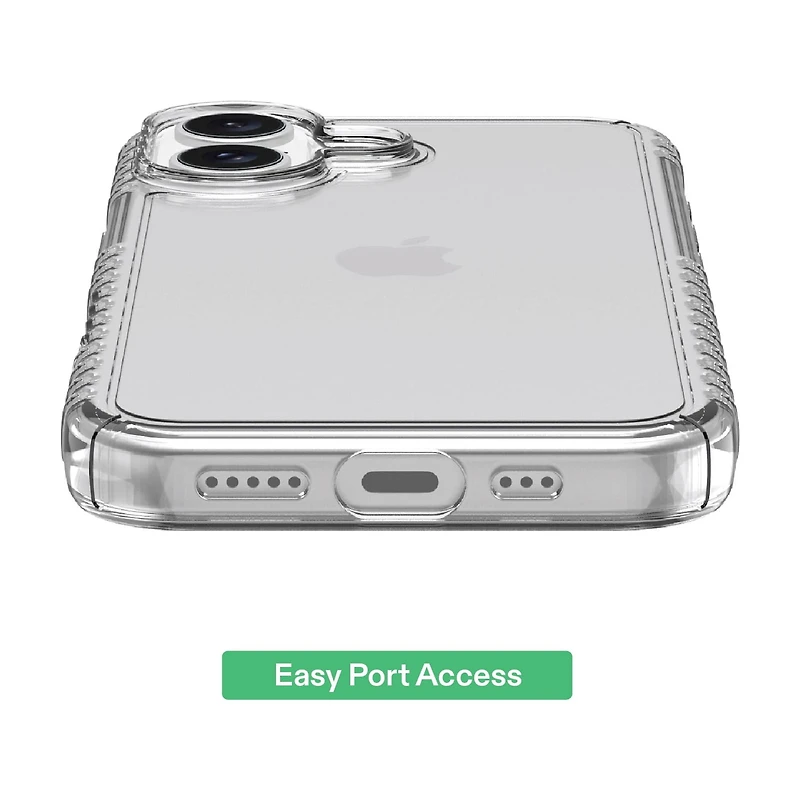 onn Protective Gel Phone Case for iPhone 17 - Clear