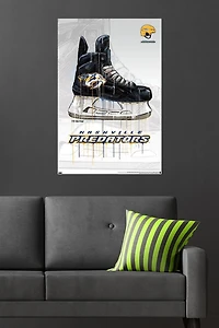 NHL Nashville Predators - Drip Skate 21 Wall Poster, 22.375" x 34"