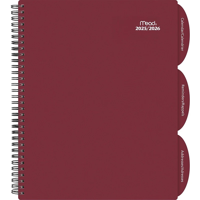 Mead® 2026 Weekly Large Poly Planner, Assorted Colours, Planner