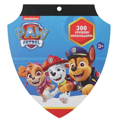 300CT Paw Patrols Jumbo Diecut Sticker Book, 300CT Paw Patrol Stickers