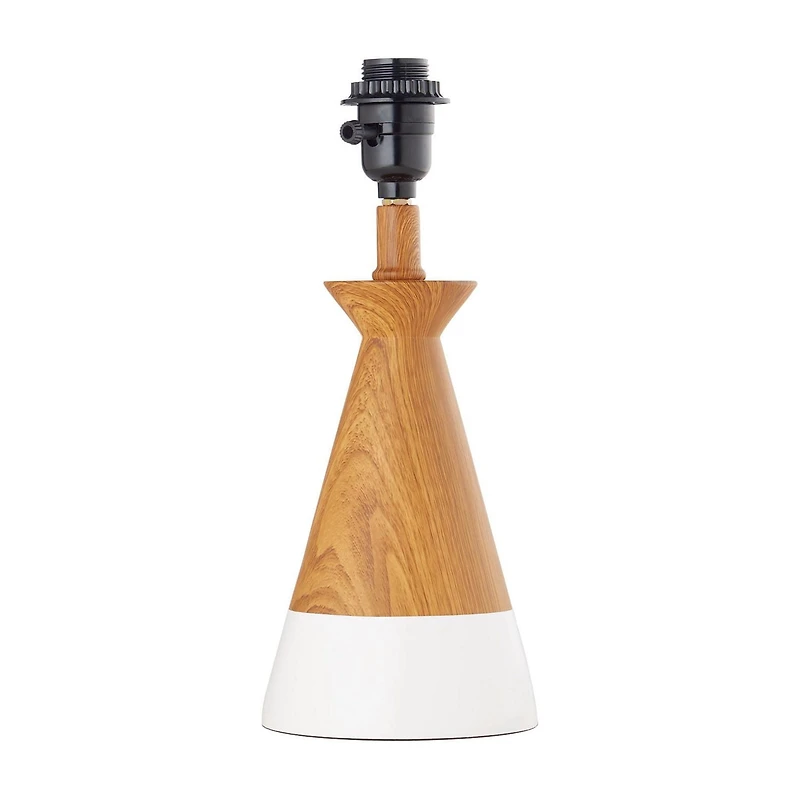 hometrends Table Lamp, 18 in., wood finish