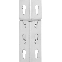 Fullfurnique 73.5″ Height 5 Tiers Adjustable Boltless Storage Shelf, Silver