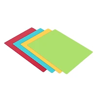 Lot de 4 tapis de découpe en plastique flexibles antidérapants de 14,2 x 10,8 po de Mainstays de couleurs assorties MS Lot de 4 tapis de coupe flexibles