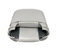 Blue Dog Marine Siège moulé rabattable avec coussins, siège de bateau de pêche avec vis en acier inoxydable, chaise de bateau pliante, chaises capitaine pour bateau de pêche – Gris/anthracite