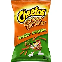 Cheetos Crunchy Cheddar Jalapeño Flavour Cheese Flavoured Snacks, 285g