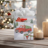 Holiday Time Christmas Small Gloss Gift Bag