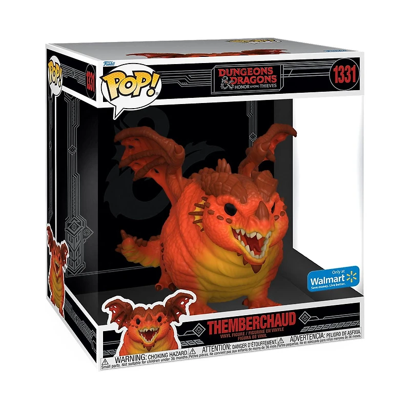 Funko Pop! Jumbo: Dungeons & Dragons - Red Dragon Vinyl Figure (Walmart Exclusive)
