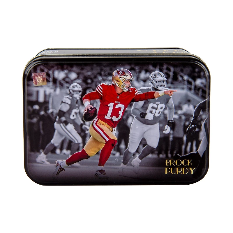 2024 Championship Collection Prizm Football Tin - Receive 1 Player Tin at Random!