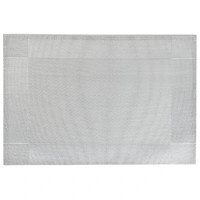 Vinyl Placemat (Classic) (Argent) (Ensemble De 12)