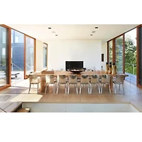 Roxan Dining Chair made oF Stainless Steel SET OF 2