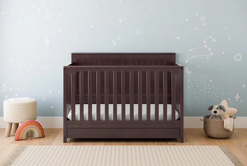 Graco Hadley 5-in-1 Convertible Crib with Drawer