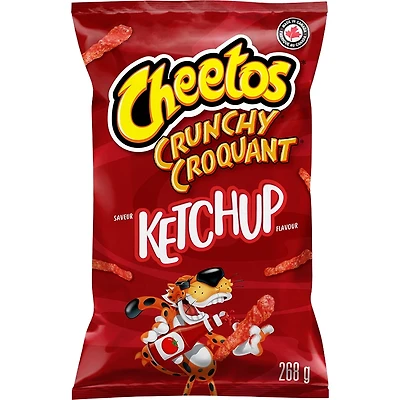 Cheetos Croquant grignotines à saveur de ketchup. 268 g.