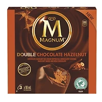 Crème glacée Magnum® Double chocolat noisette 3x90mL