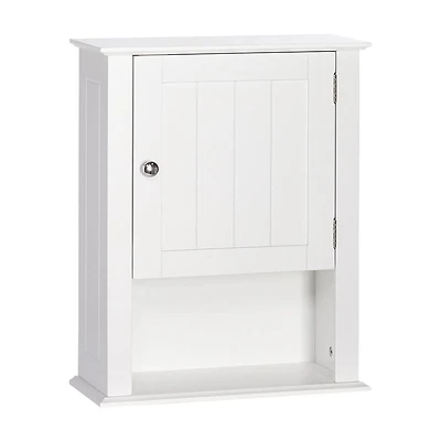 Ashland Collection Maison RiverRidge® Armoire murale de salle de bain, 16,54 po. (larg) x 20,47 po. (haut) x 7,09 po. (p), blanc