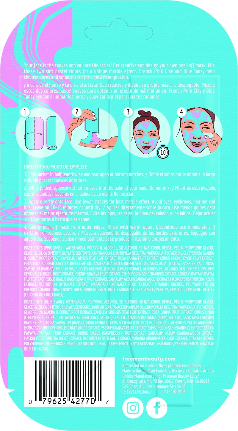 Freeman Dual Chamber - Marble - Sachet