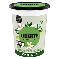 Liberté Classique Biologique Vanille 2% M.G. Yogourt