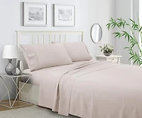 Ensemble de draps en mélange de polyester et bambou