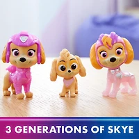 PAW Patrol : La Super Patrouille le film, Stella Super-Chiots, Coffret cadeau avec 3 figurines exclusives, jouets pour filles et garçons à partir de 3 ans