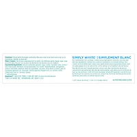 Tom’s of Maine Simply White Dentifrice sans Fluorure, Menthe Poivrée, 85 ml
