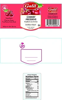 Galil Kosher Cherry preserve., 370