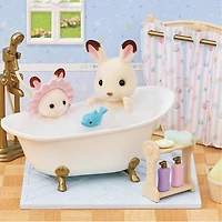 Ensemble de bain et de douche Calico Critters, meubles et accessoires pour maison de poupée