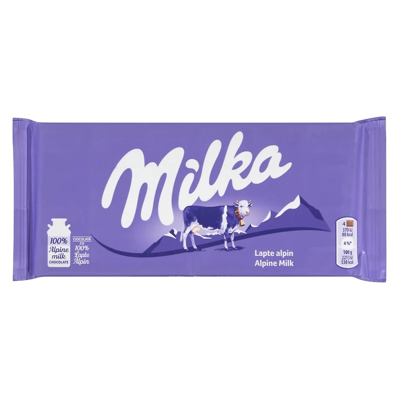 MILKA Chocolate Alpine Milk, Milka Alpine milk choc. 100g