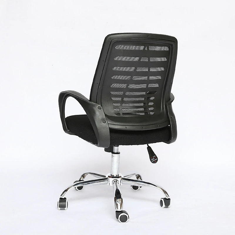 American Imaginations 25,2 pouces L 37,8 pouces Chaise de bureau moderne H en acier inoxydable-plastique-nylon en noir