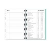 Agenda hebdomadaire/mensuel 2024, 5 po x 8 po, Blue Sky, Wellesley
