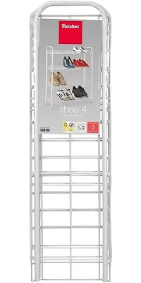 Metaltex Slimmer Scarpa 4-Tier Shoe Organizer