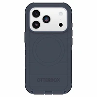 OtterBox Étui Defender Pro MagSafe avec Contrôle de la Caméra Riverside (Bleu) pour iPhone 17