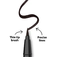 Hard Candy Color Liquid Eyeliner w Lash Boost Serum, Métallique Metallic, 4,14 ml
