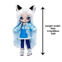 Na Na Na Surprise Teens Fashion Doll – Alaska Frost, 11" Soft Fabric Doll, Wolf Inspired with Blue Hair