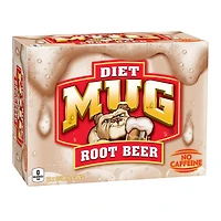 Mug Root Beer diète sans caféine 12 x 355 mL, canettes 12 x 355 mL