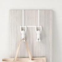 BUDDY HOOK - Patère murale ou dessus de porte avec 2 crochets