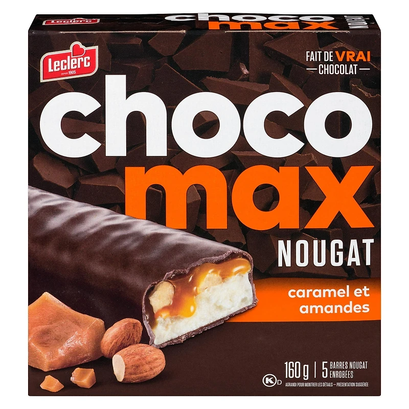 Chocomax Nougat Caramel & Almond Bars